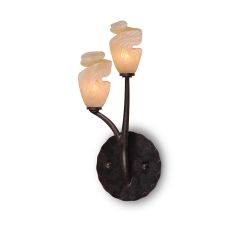 Forest Wall Lamp 2 Light G9, Brown/Black Oxide