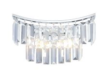 Gianni Wall Lamp 2 Light G9 Polished Chrome/Crystal