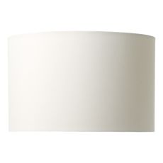 Gift E27 White Cotton 38cm Drum Shade (Shade Only)
