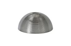 Gilda Dome 20cm Smoke Prismatic Effect Glass Lampshade