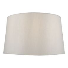 Griffith E27 Grey Faux Tapered 30cm Drum Shade (Shade Only)
