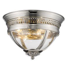 Freeport 3 Light E14 Nickel Flush