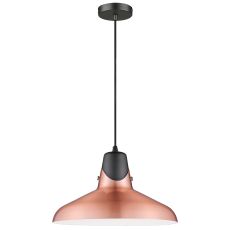 Ontario 1 Light E27 Pendant Adjustable Copper