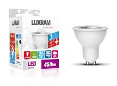 HE Duramax LED GU10 5W Natural White 4000K, SCOB 36° 450lm, 3yrs Warranty