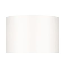 Hinton E27 White Faux 28.5cm Drum Shade (Shade Only)