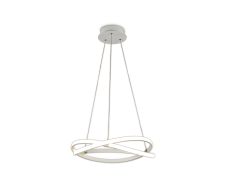 Infinity Blanco Pendant 42W LED 4000K, 3400lm, Dimmable, White / White Acrylic, 3yrs Warranty