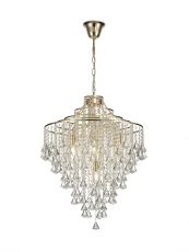 Inina Pendant 7 Light E14 French Gold/Crystal