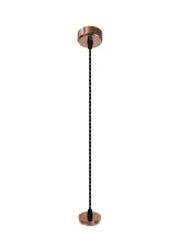 Jovis Pendant Light Kit 2m, 1 x GU10, Rose Gold