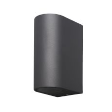 Kandanchu Round Wall Lamp, 2 x GU10, IP54, Anthracite, 2yrs Warranty