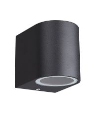 Kandanchu Round Wall Lamp, 1 x GU10, IP54, Sand Black, 2yrs Warranty