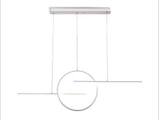 Kitesurf Centre Loop Linear Pendant Dimmable, 50W LED, 3000K, 4000lm, White, 3yrs Warranty
