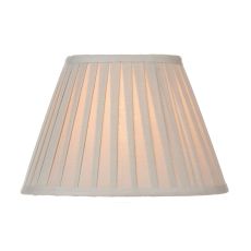 Layer E27 Taupe Cotton Tapered 20cm Drum Shade (Shade Only)