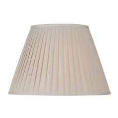 Layer ES Taupe Cotton Tapered 43cm Drum Shade (Shade Only)