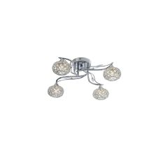 Leimo Ceiling 4 Light G9 Polished Chrome/Crystal