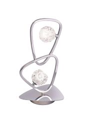 Lux Table Lamp 2 Light G9, Polished Chrome