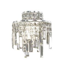 Maddison Wall Lamp 2 Light G9 Polished Chrome/Crystal