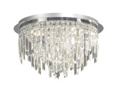 Maddison Ceiling Round 6 Light G9 Polished Chrome/Crystal