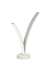 Madrit 2 Light Table Lamp Switched, 5W/7W LED, 4000K, 757lm, White, 3yrs Warranty