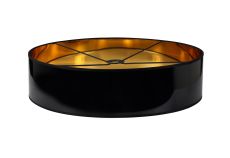 Niva Round, 595 x 150mm Shade (B), Gold/Black