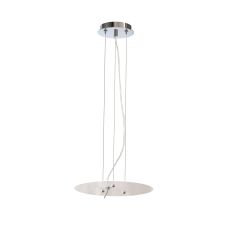 Sabina Pendant Kit 43CM, Polished Chrome/White Acrylic