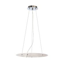 Sabina Pendant Kit 59CM, Polished Chrome/White Acrylic