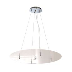 Nordica Pendant Kit 90CM, Polished Chrome/White Acrylic