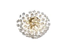 Riptor Wall / Ceiling 4 Light G9 French Gold / Crystal