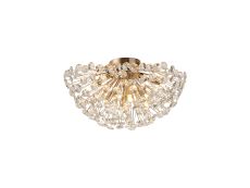 Riptor Ceiling 50cm 11 Light G9 French Gold / Crystal