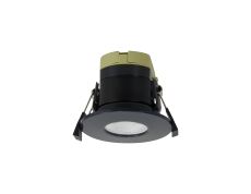 Orbio 8W, 90mA, Dimmable CCT LED Fire Rated Downlight, Navy Fascia, Cut Out: 70mm, 900lm, 60° Deg, IP65 DRIVER INC. 5yrs Warranty