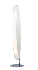 Pasion Floor Lamp 6 Light E27, Gloss White/White Acrylic/Polished Chrome, CFL Lamps INCLUDED (COLLECTION ONLY)