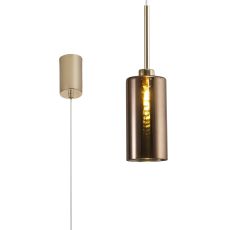 Penton Single Pendant 2m, 1 x G9, French Gold/Copper Type A Shade