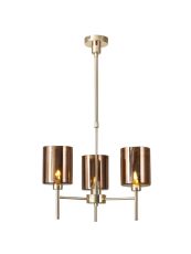 Penton Telescopic/Semi Flush, 3 x G9, French Gold/Copper Type B Shade