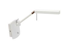 Phuket Wall Lamp 1 Light 7W LED 3000K, 600lm, Touch Dimmer, Matt White / Polished Chrome, 3yrs Warranty