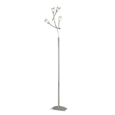 Pietra Floor Lamp 4 Light G9, Polished Chrome, NOT LED/CFL Compatible