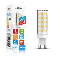 Pixy LED G9 Dimmable 7W 3000K Warm White, 540lm, Clear Finish, 3yrs Warranty