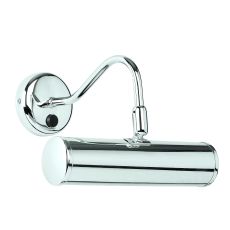 Endon PL200-E14-SWCH Turner Single Picture Light Polished Chrome Plate Finish