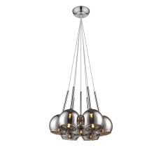 Winny 7 Light G9 Adjustable Dimmable Polished Chrome Pendant