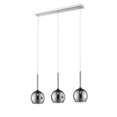 Winny 3 Light G9 Adjustable Dimmable Polished Chrome Bar-Pendant