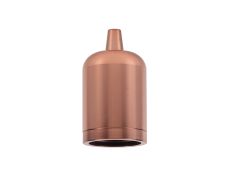 Prema Lampholder Kit, Rose Gold, E27 c/w Cable Clamp, Suitable For Shades & Cages