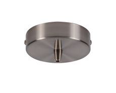 Prema Canopy/Ceiling Rose Kit, Brushed Nickel, c/w Cable Clamp
