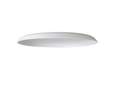 Prema Round Flat Metal 35cm Lampshade, White