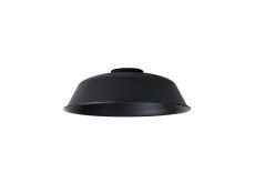 Prema Round 25cm Lampshade With Angled Sides, Black