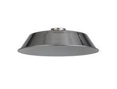 Prema Round 35cm Lampshade With Angled Sides, Chrome