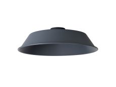 Prema Round 35cm Lampshade With Angled Sides, Cool Grey