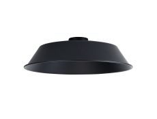 Prema Round 35cm Lampshade With Angled Sides, Black