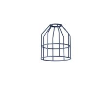 Prema Cylinder 14cm Wire Cage Shade, Cool Grey