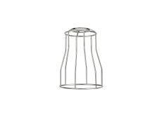 Prema Tall Round 14cm Wire Cage Shade With Angled Sides, Chrome