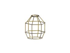Prema Hexagon 14cm Wire Cage Shade, Gilt Bronze