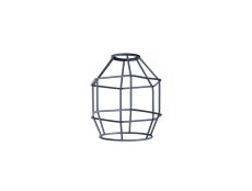 Prema Hexagon 14cm Wire Cage Shade, Cool Grey