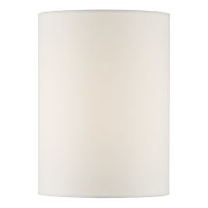 Tuscan E27 Ivory Cotton 13cm Cylinder Shade (Shade Only)